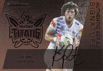 2020 NRL Traders - Authentic Signature Bronze #ASB 05 Kevin Proctor Front